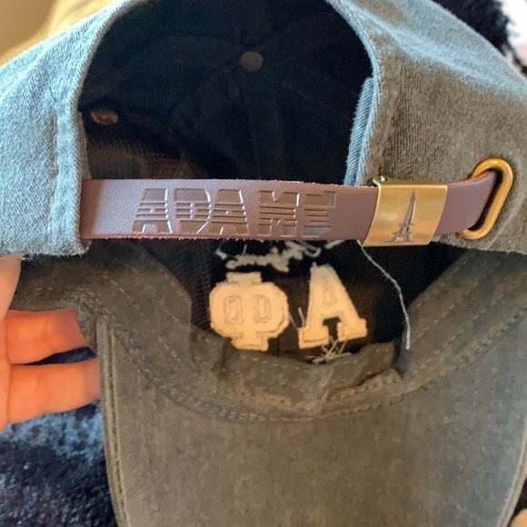 Gray Arizona Alpha Phi Adams Ball Cap - Picture 3 of 5